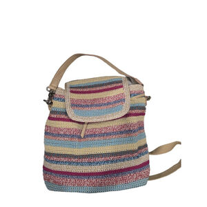 The Sak Sayulita Backpack Crocheted Multi color